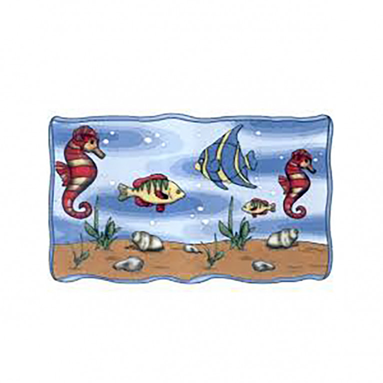 CERAMICA DECORATIVA POSEIDON 26X14,5